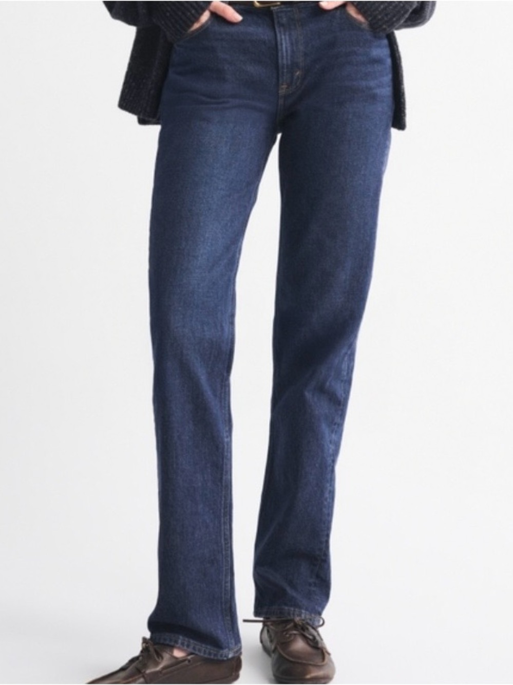 Abercrombie & Fitch Men’s Deep Blue Straight Jeans